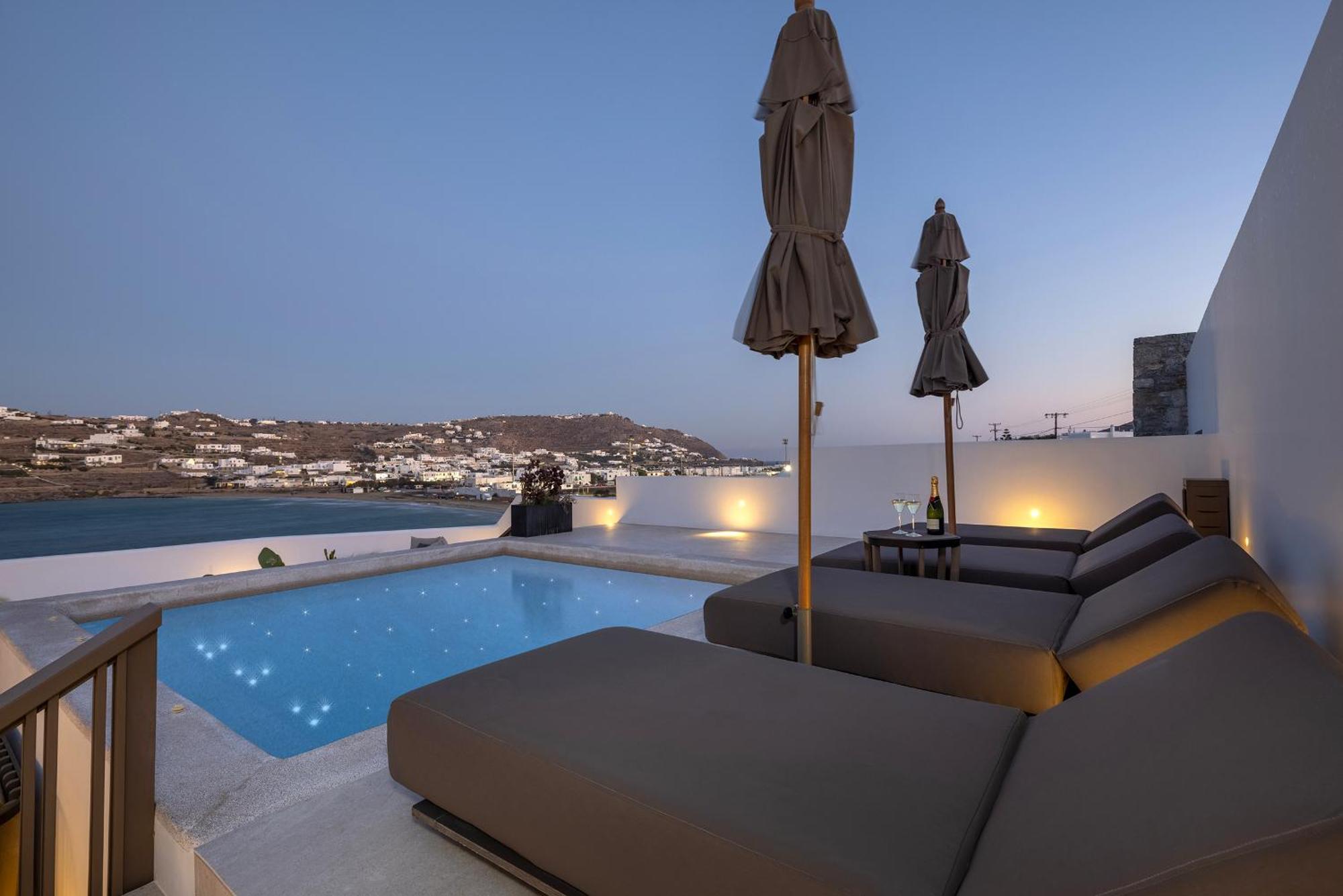 Aeonic Suites And Spa Mykonos Town Kültér fotó